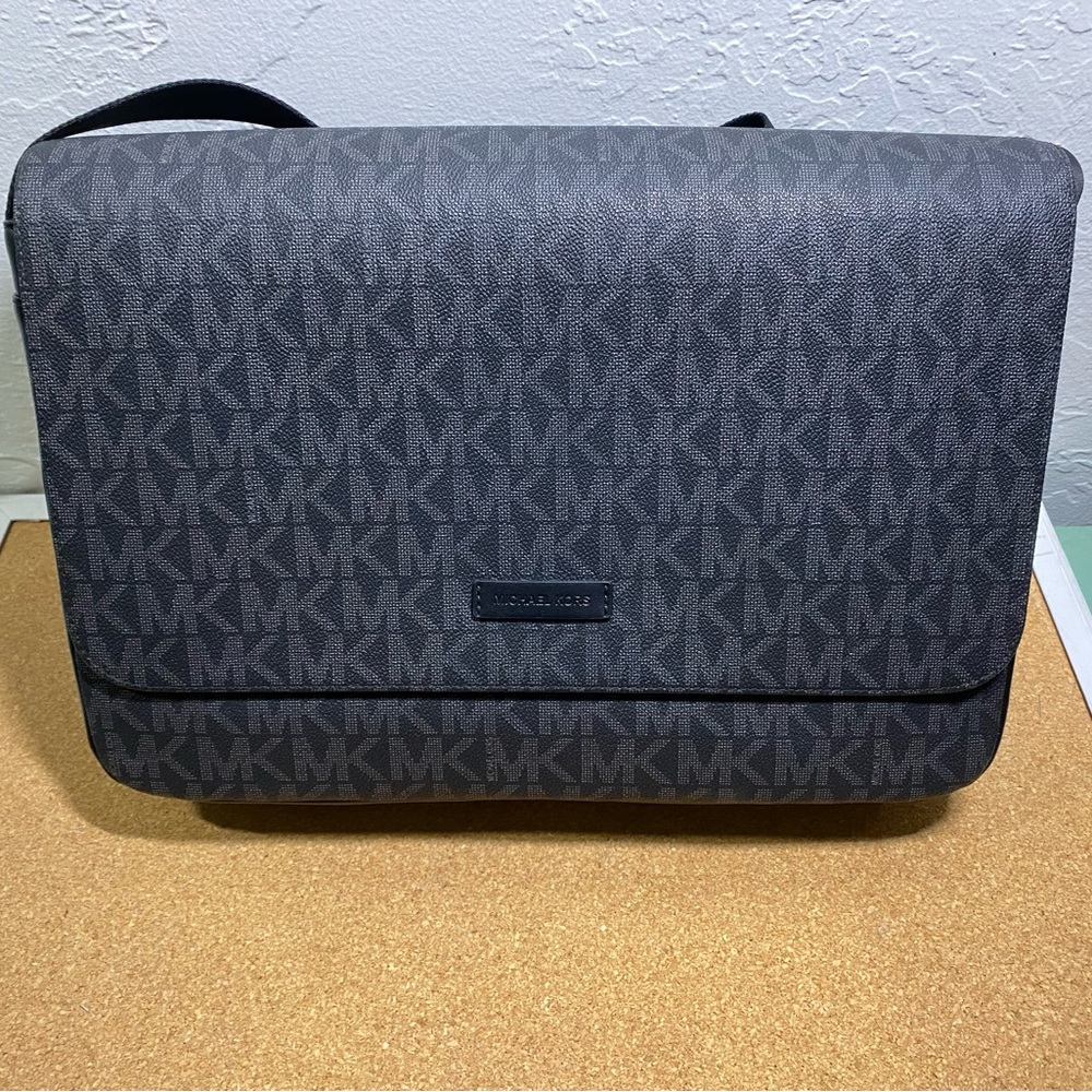MK flap messenger crossbody